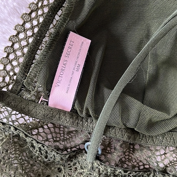 Victorias Secret green lacy bralette Size M - Picture 4 of 4